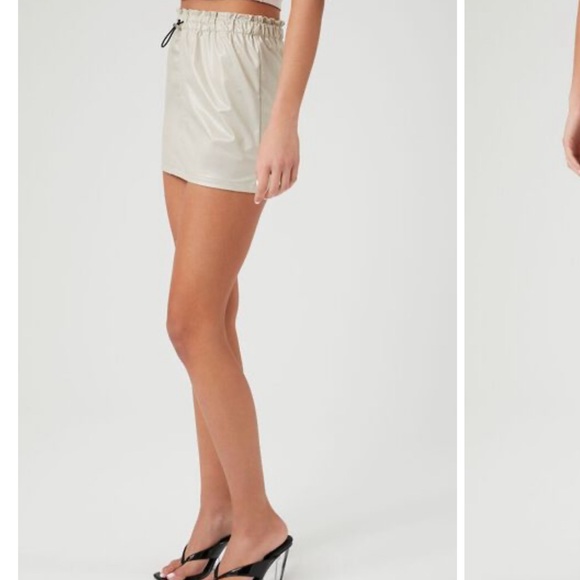NWT ⚜️ Just Polly NY Forever 21 Toggle Drawstring Mini Skirt size L - Picture 5 of 15